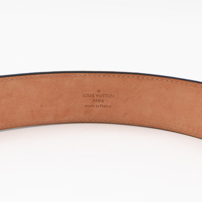 LV Initiales Belt 40 mm 85 cm Noir Electric Epi