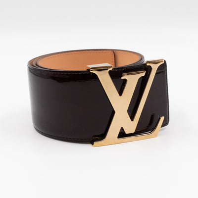 Louis Vuitton LV Initiales Waist Belt 65 mm 75 cm Vernis  display picture 3