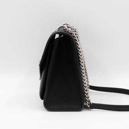 MyLockMe BB Chain Bag Black Leather