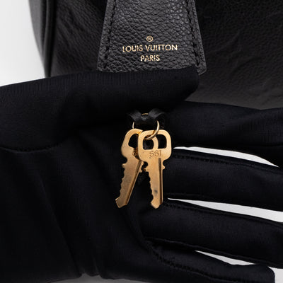 Speedy 25 Bandouliere Monogram Empreinte Black Gold