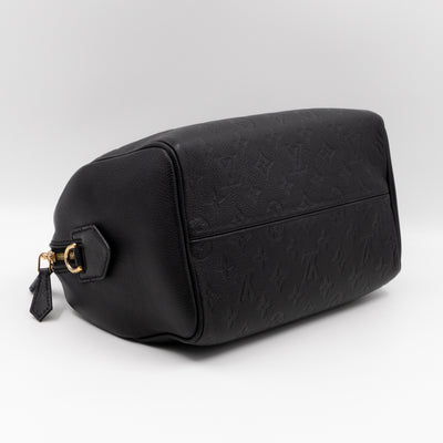 Speedy 25 Bandouliere Monogram Empreinte Black Gold