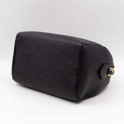Speedy 25 Bandouliere Monogram Empreinte Black Gold