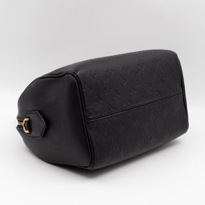 Speedy 25 Bandouliere Monogram Empreinte Black Gold