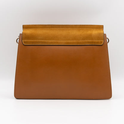 Faye Crossbody Brown Leather & Suede