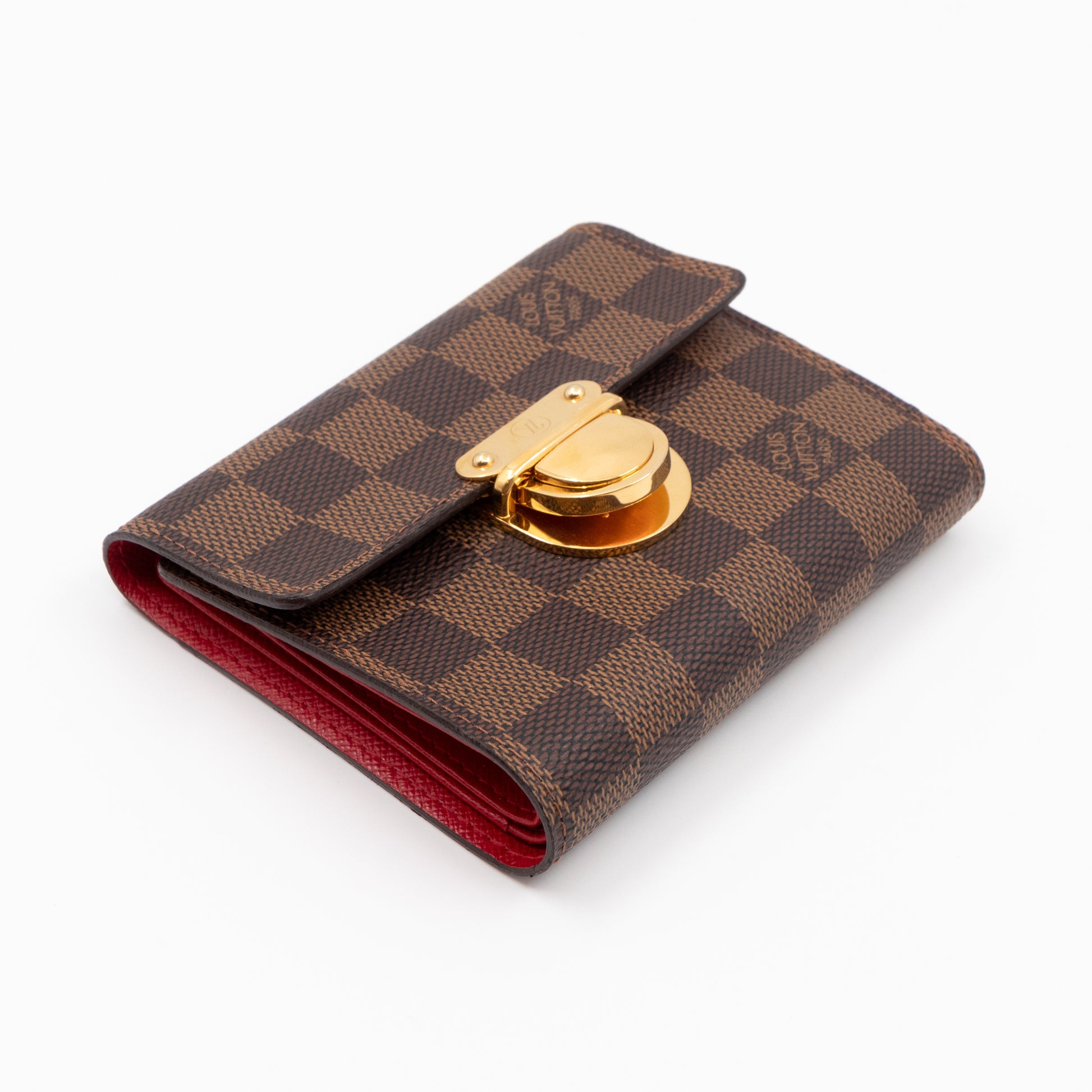 Louis Vuitton Damier Ebene Canvas Koala Wallet Louis Vuitton