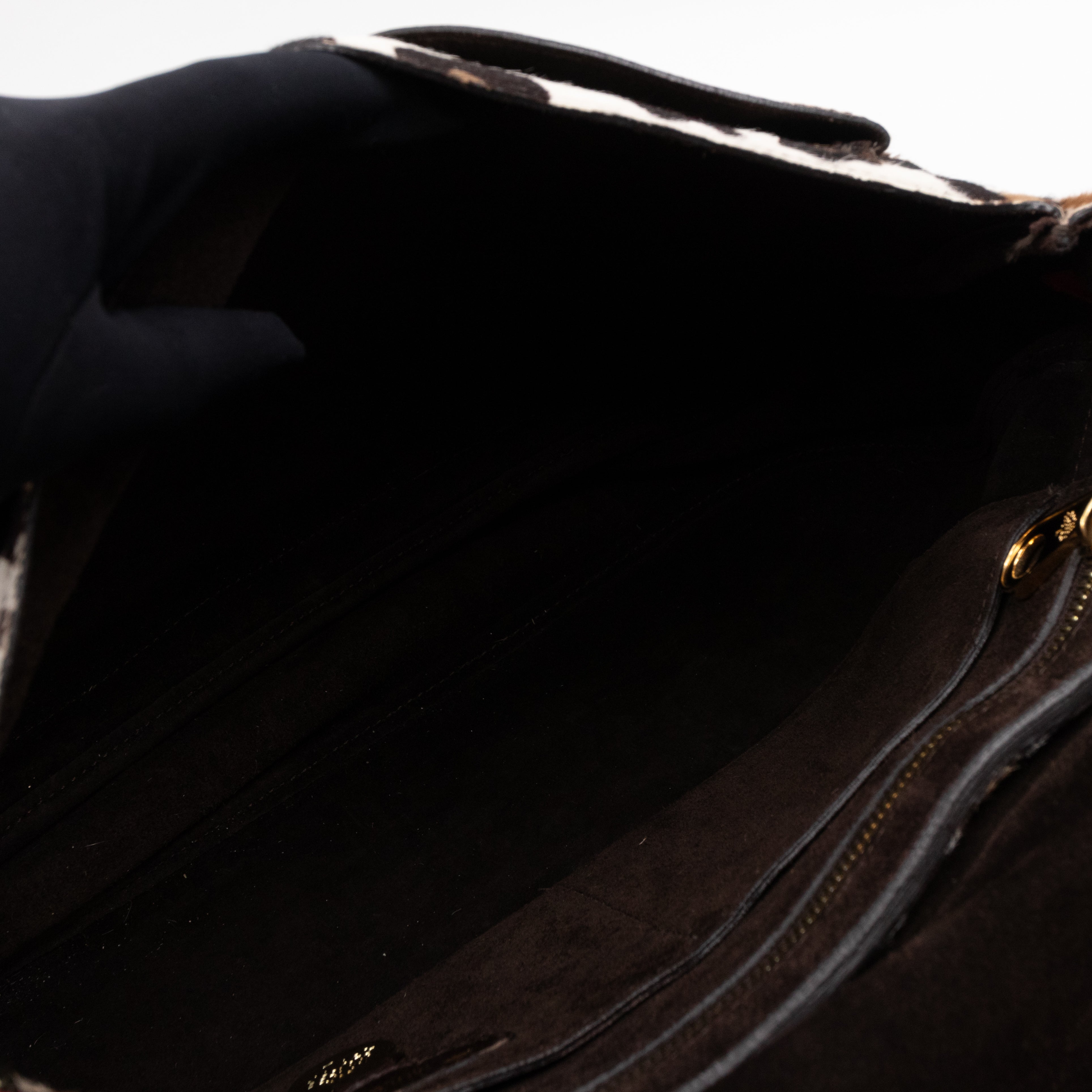 Pony Hair Shoulder Bag Leopard