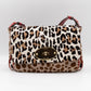 Pony Hair Shoulder Bag Leopard