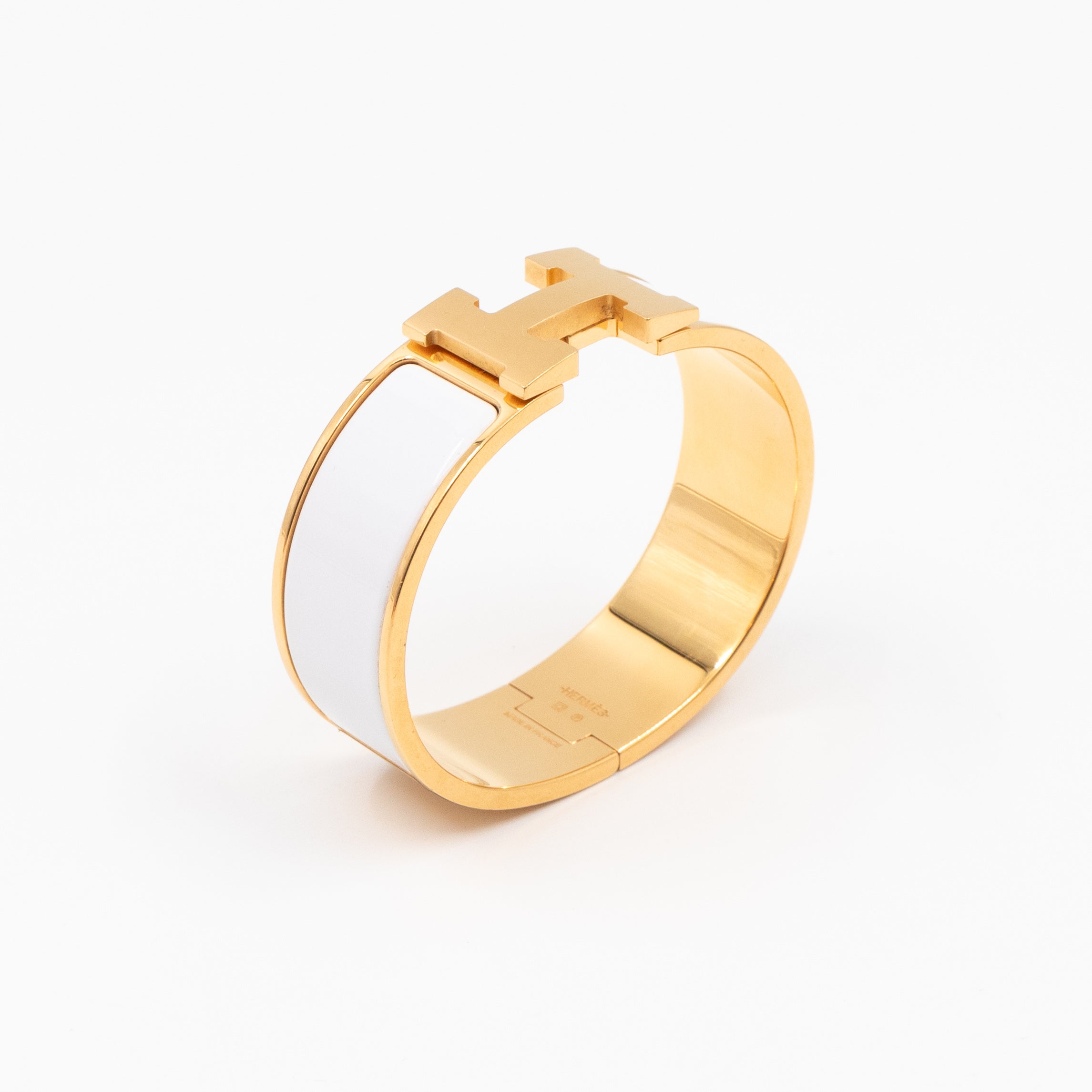 Clic Clac H Bracelet GM White Gold