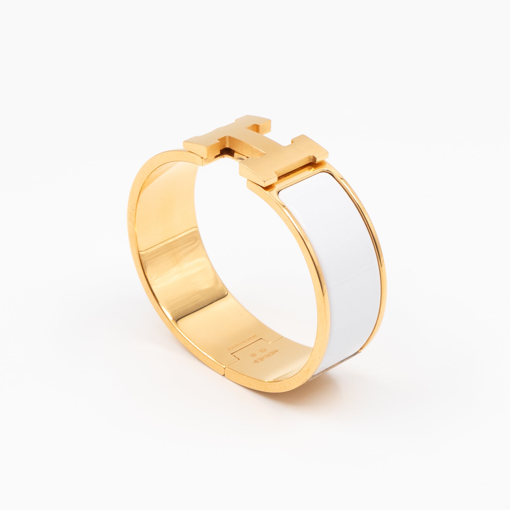 Clic Clac H Bracelet GM White Gold