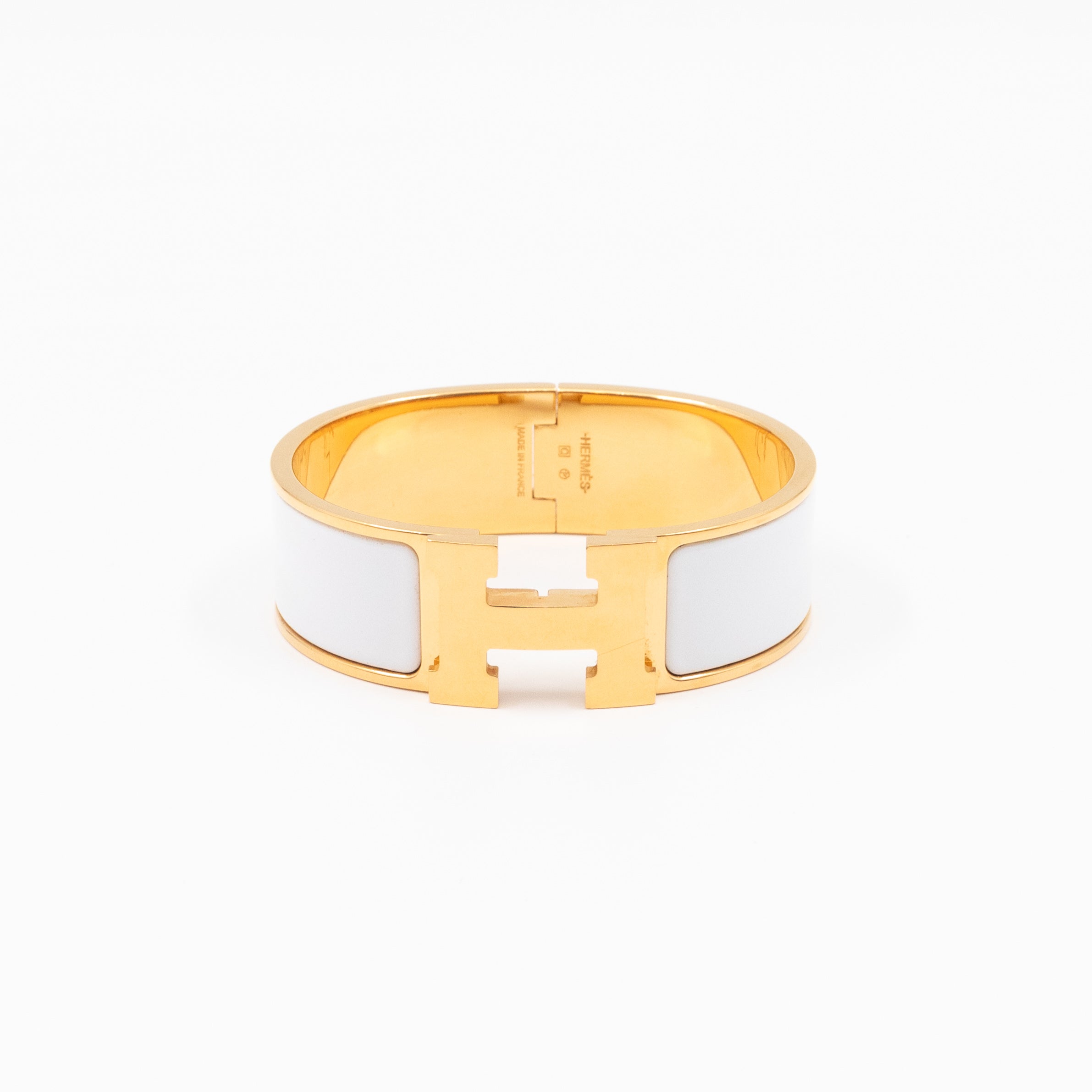 Clic Clac H Bracelet GM White Gold