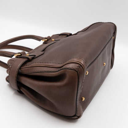 GG Running Bag Aged Leather Brown