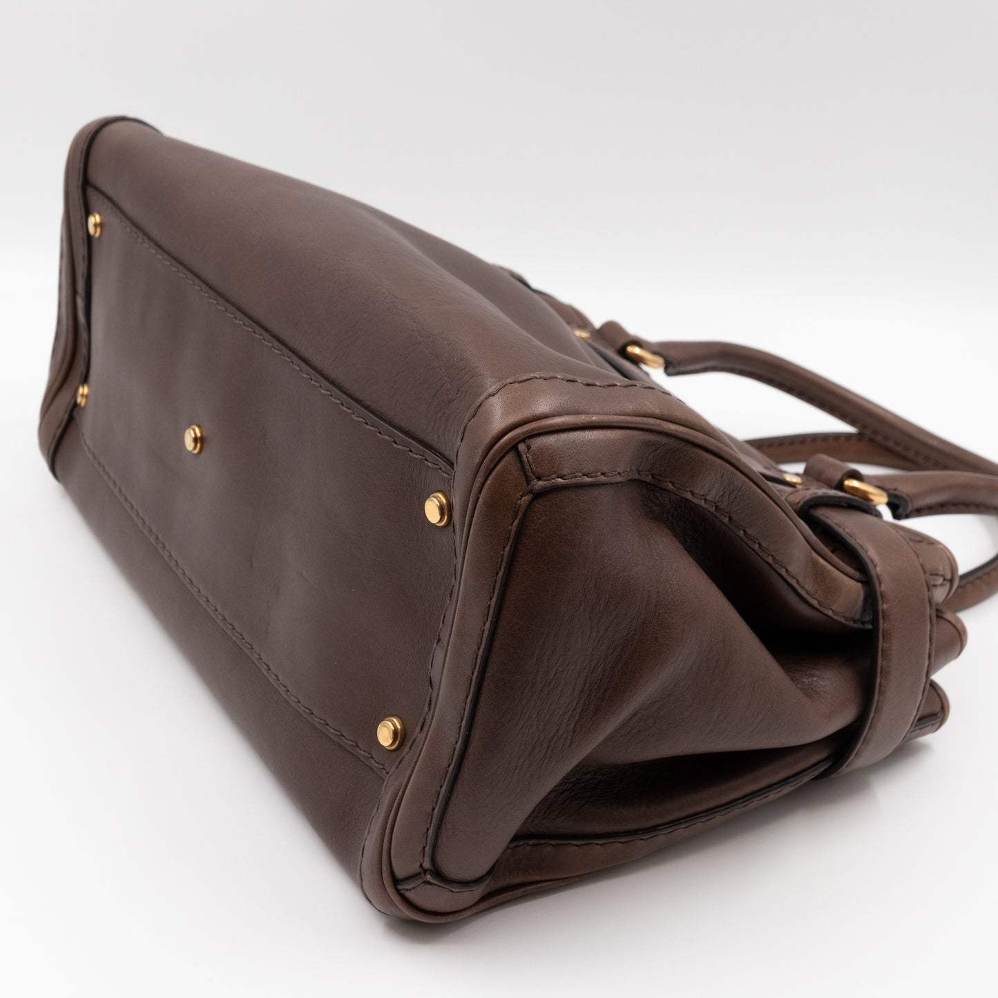 GG Running Bag Aged Leather Brown