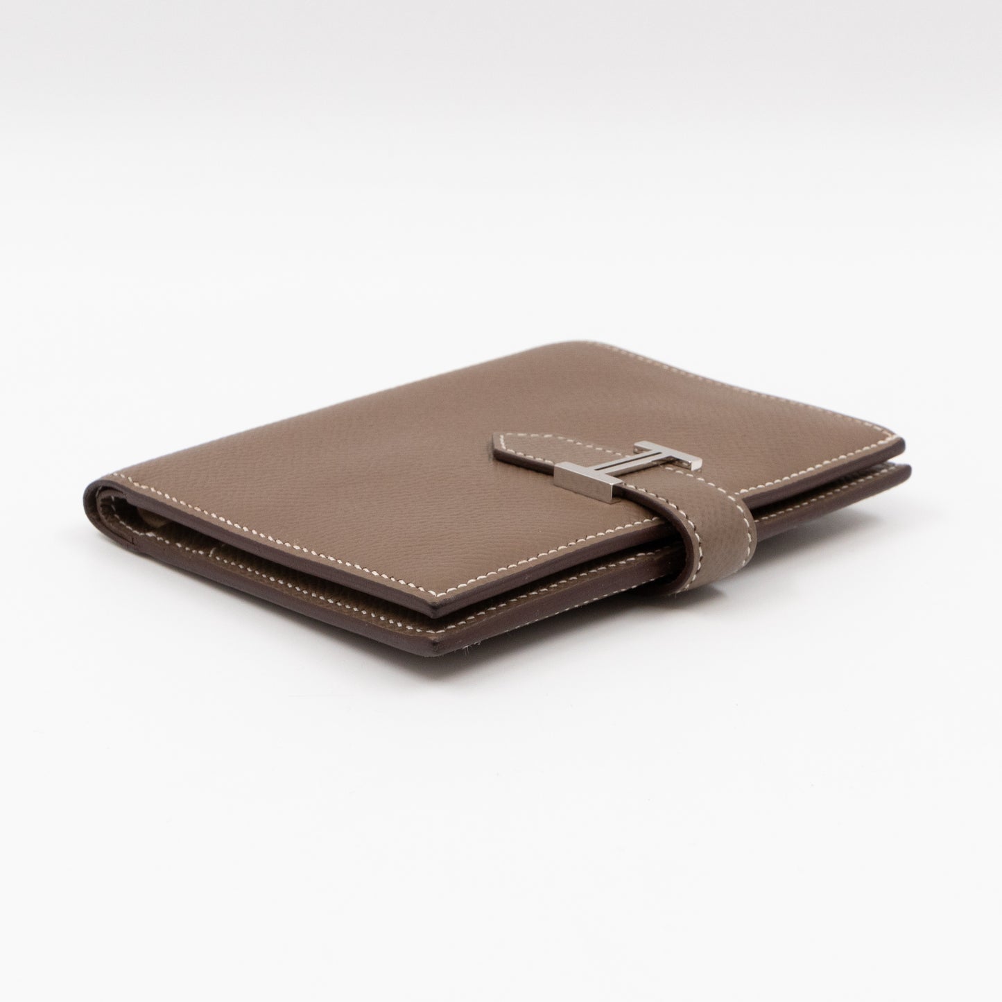 Bearn Compact Wallet Etoupe Leather