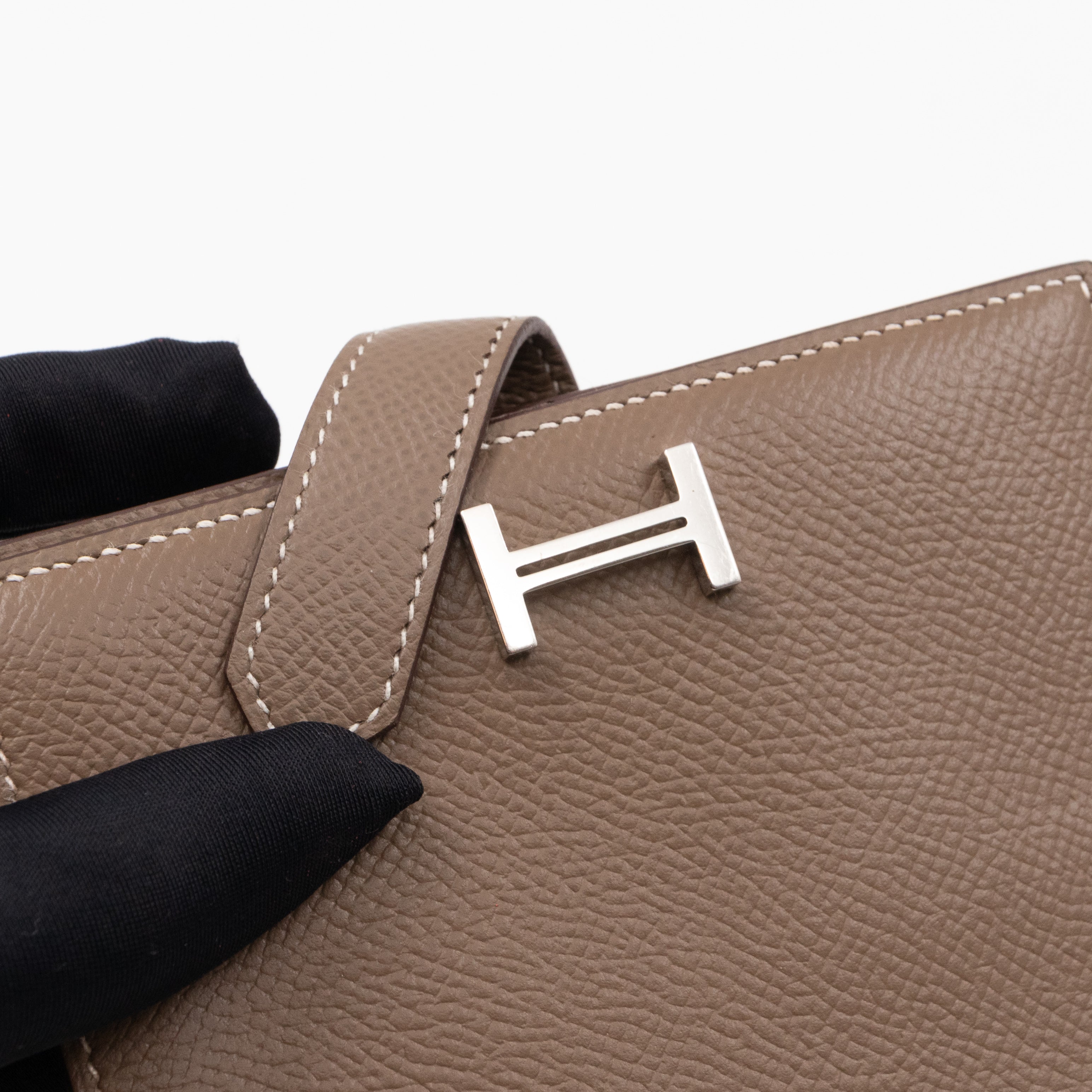 Bearn Compact Wallet Etoupe Leather