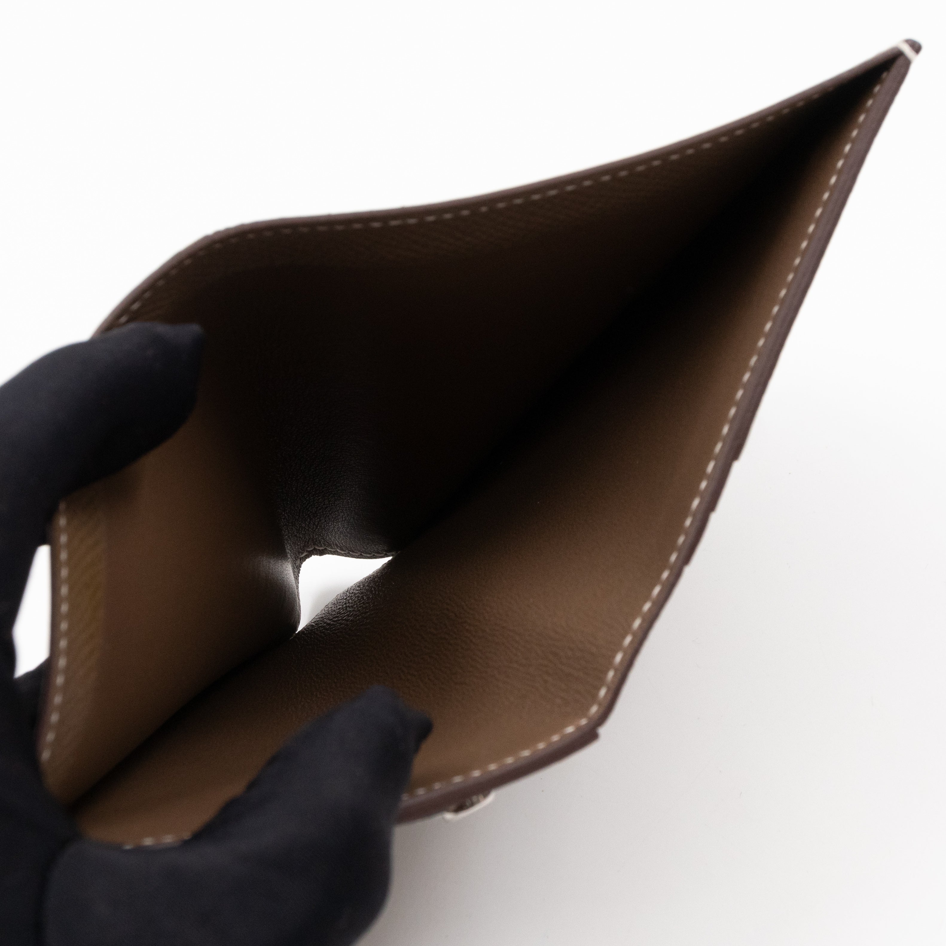 Bearn Compact Wallet Etoupe Leather