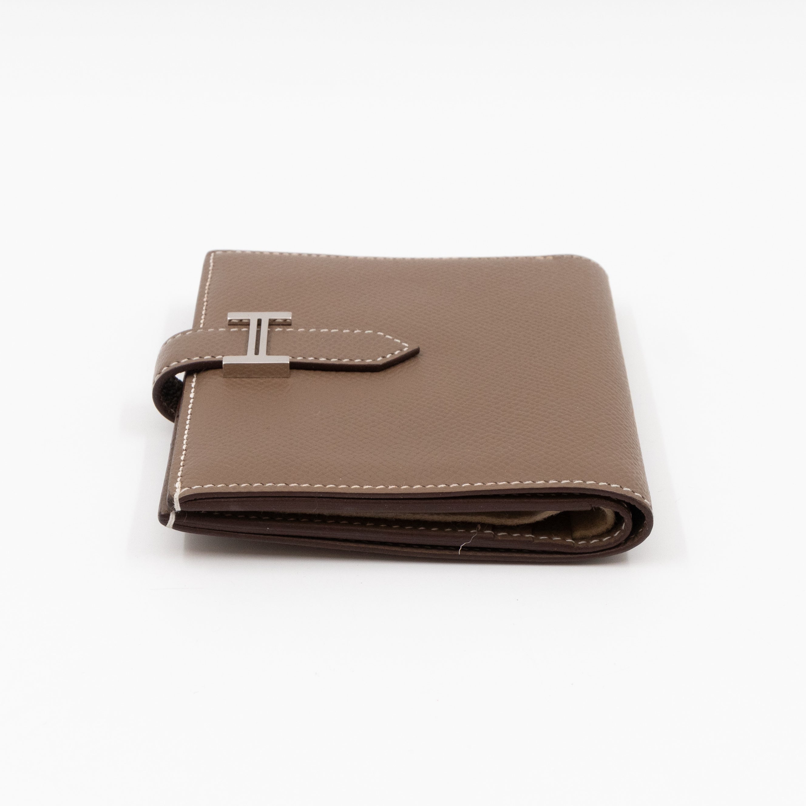 Bearn Compact Wallet Etoupe Leather