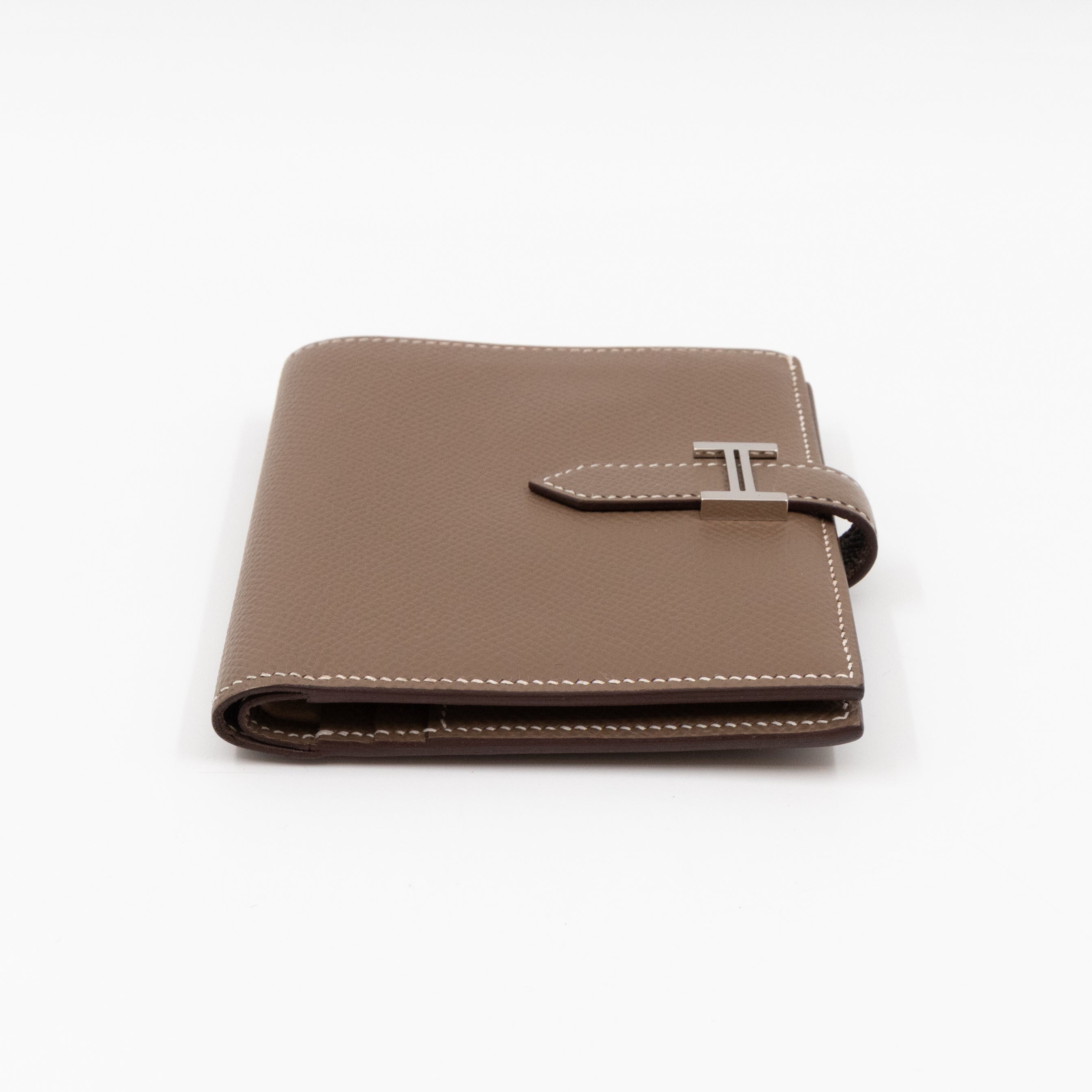 Bearn Compact Wallet Etoupe Leather
