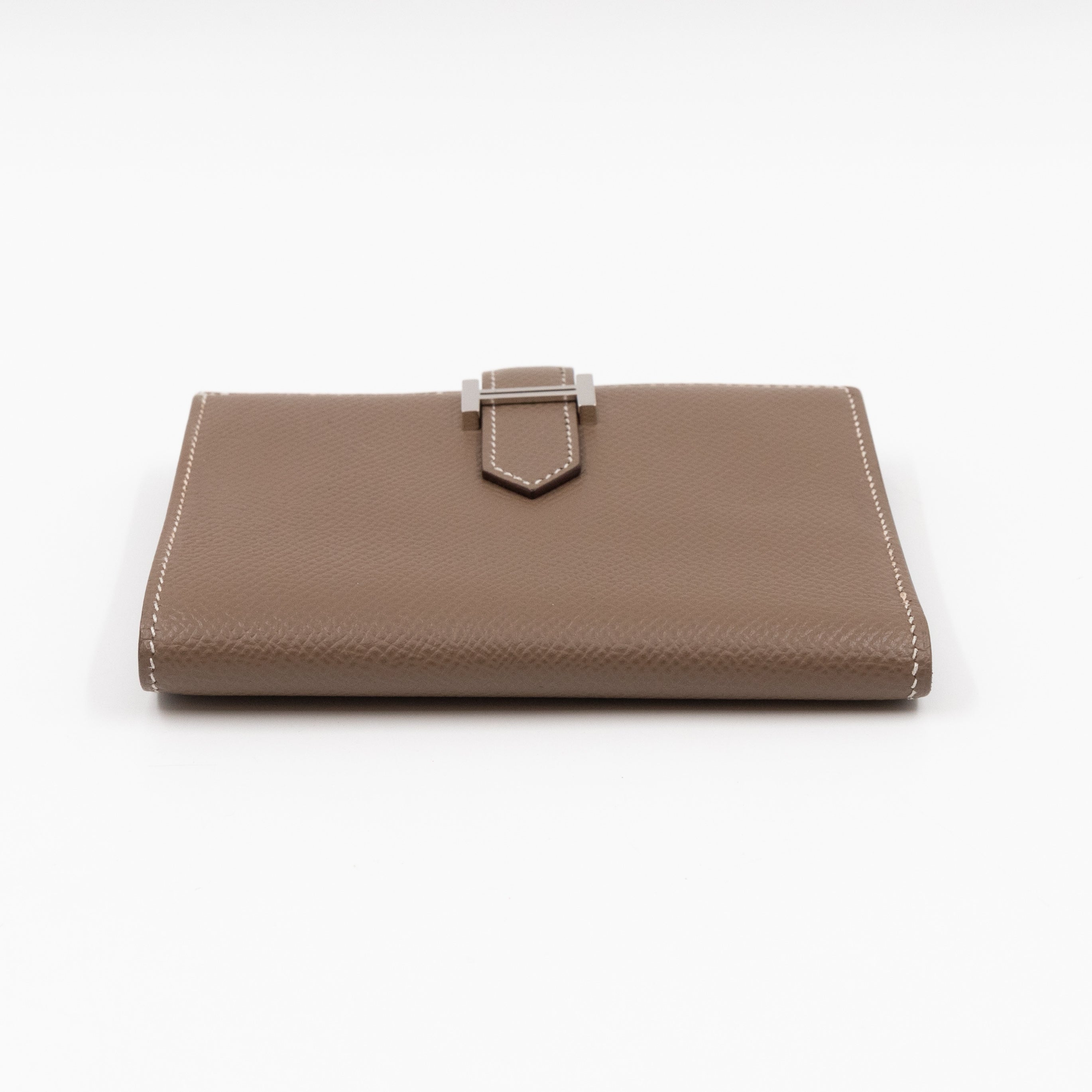 Bearn Compact Wallet Etoupe Leather