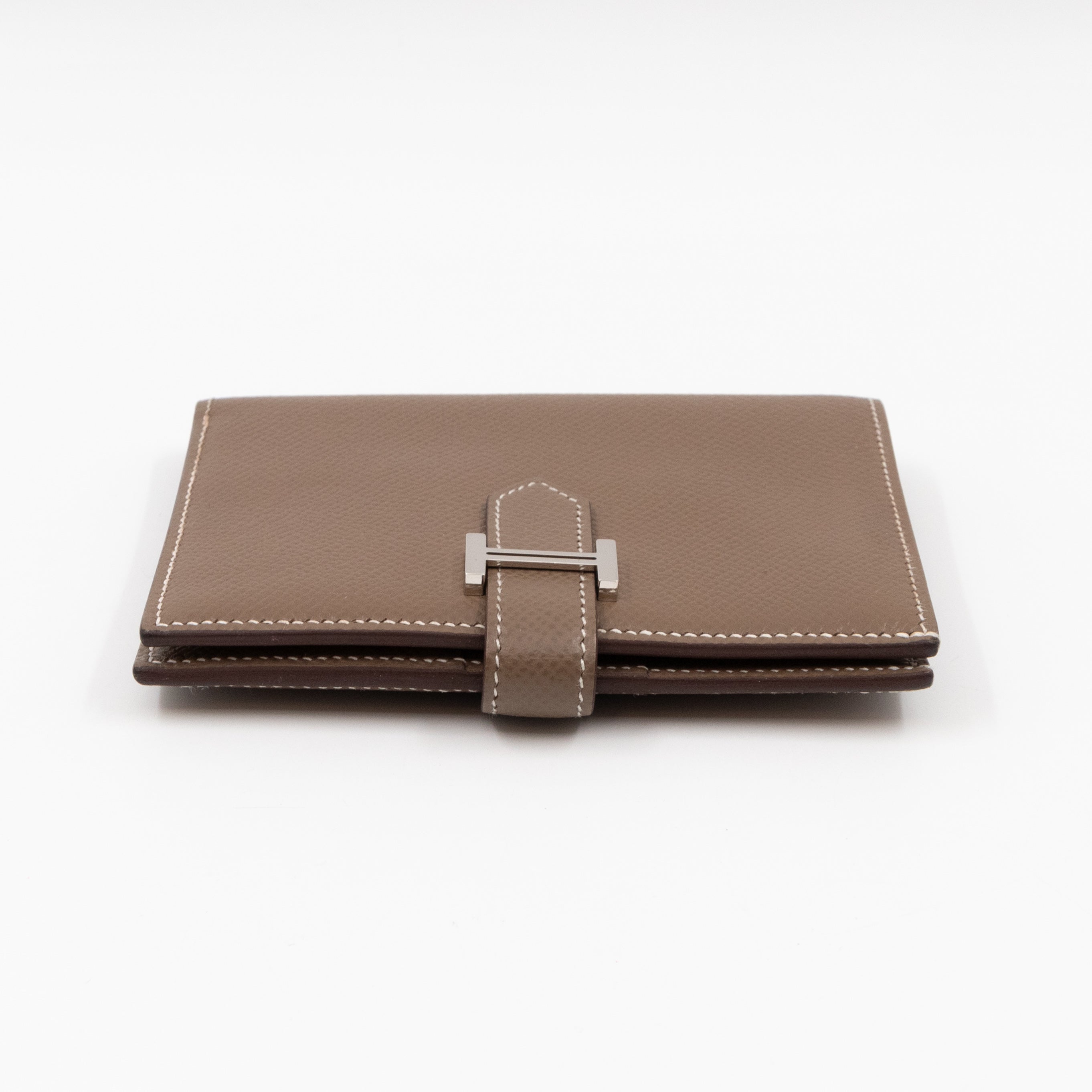 Bearn Compact Wallet Etoupe Leather