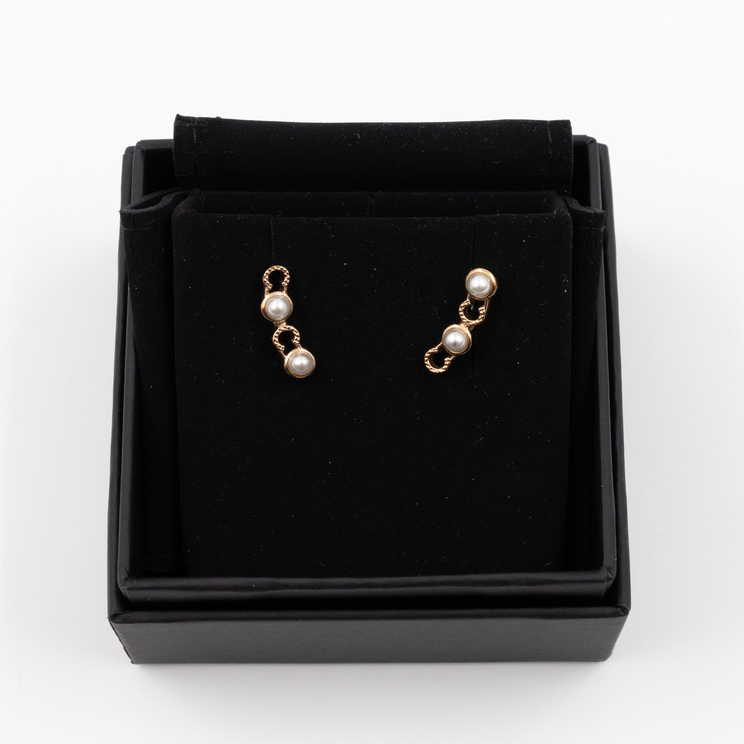 Coco Letters Pearl Earrings