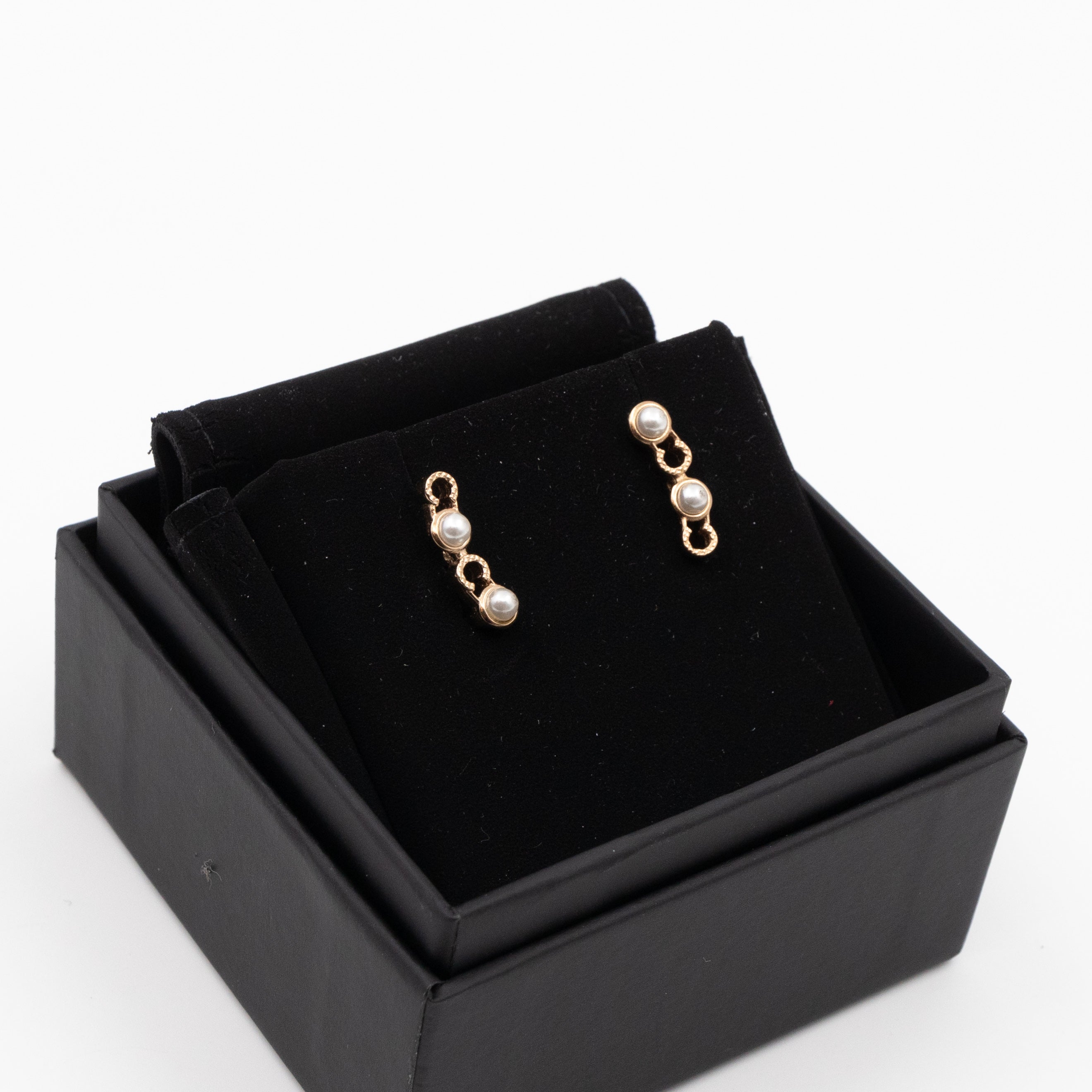 Coco Letters Pearl Earrings