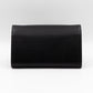 Kate Chain Wallet Bag Black Grained Leather Gold