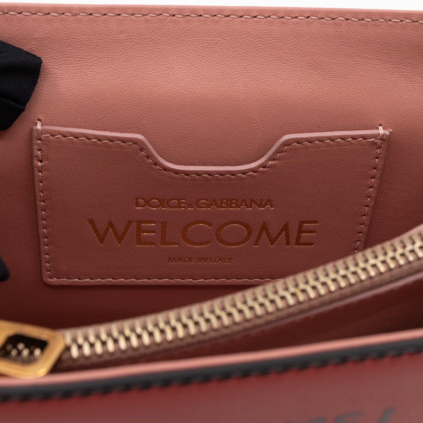 Welcome Shoulder Bag Graffiti Red Leather