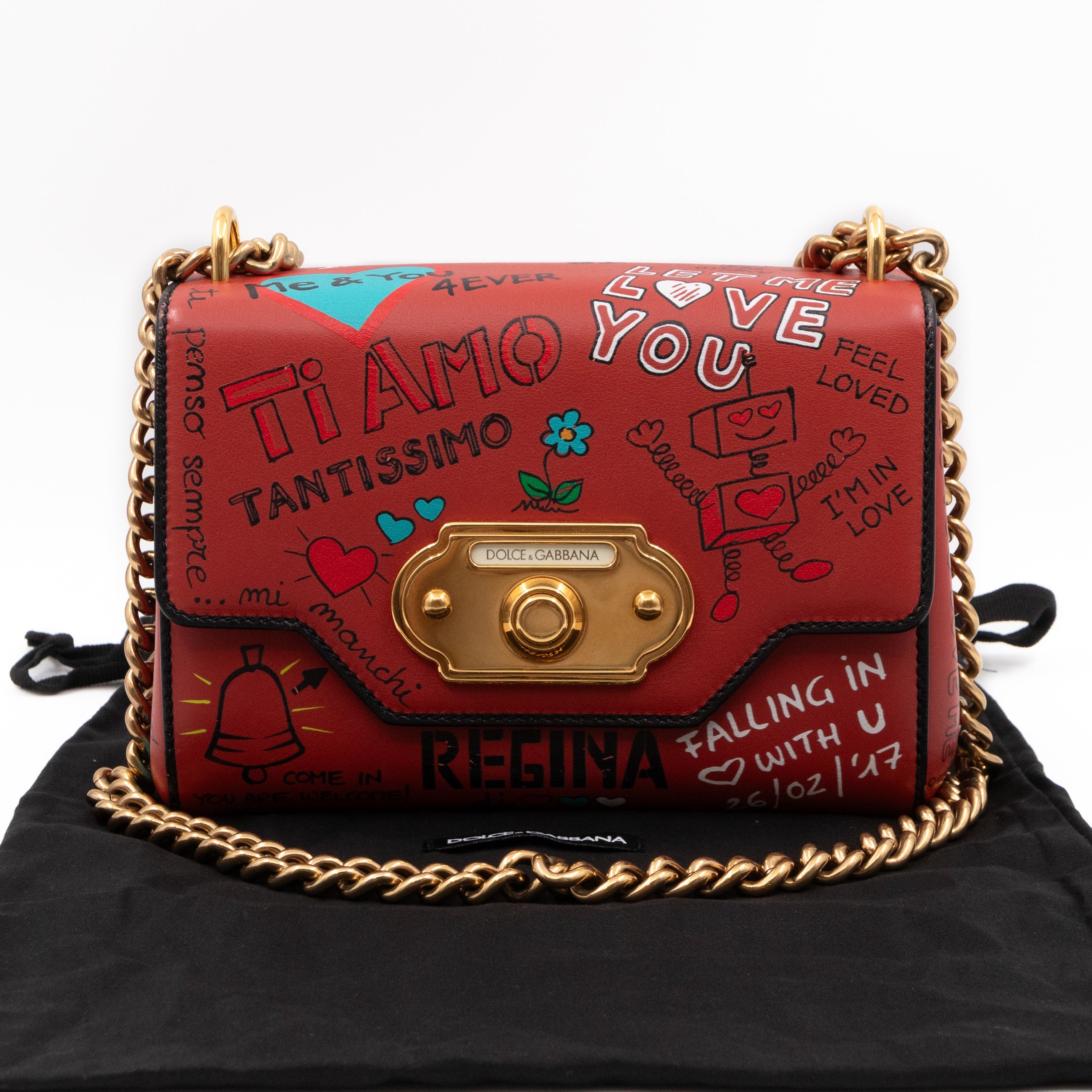 Dolce gabbana graffiti bag best sale