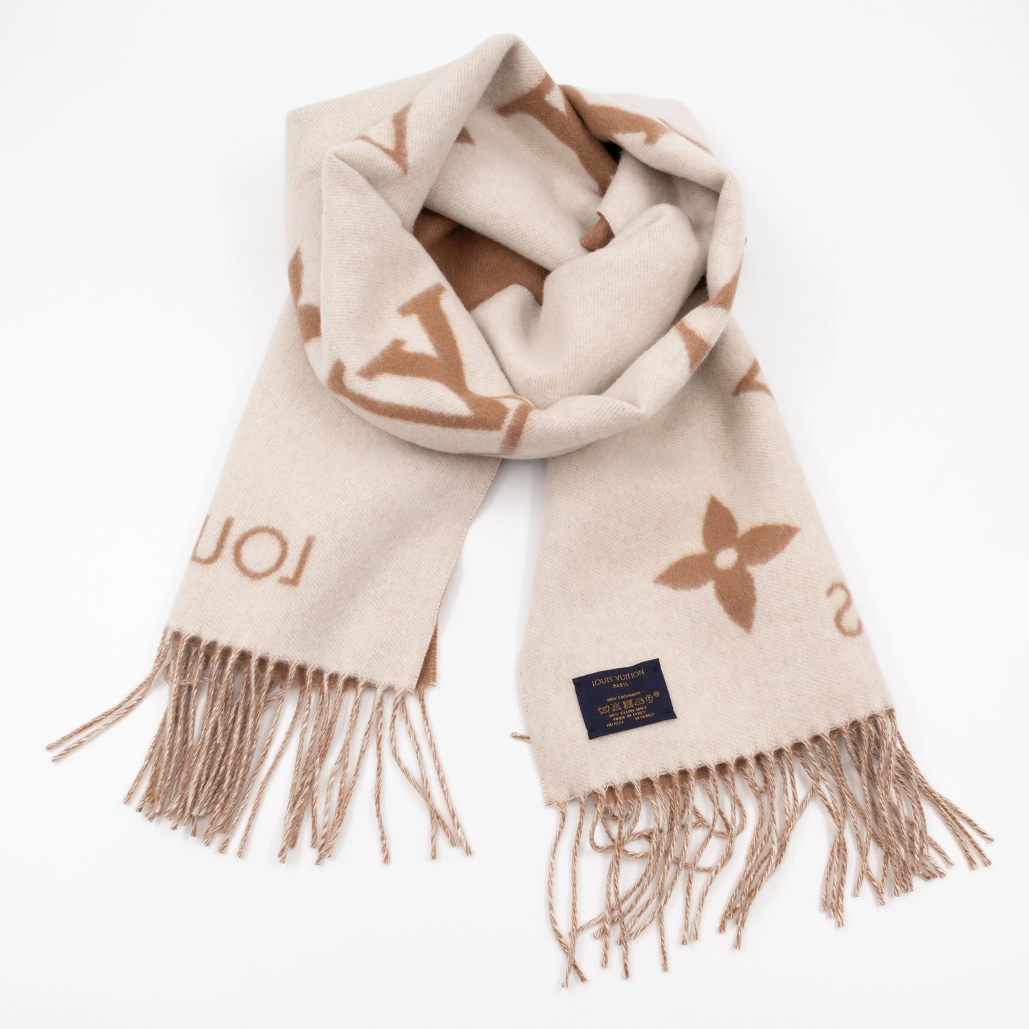 Reykjavik cashmere scarf Louis Vuitton Grey in Cashmere - 33505154
