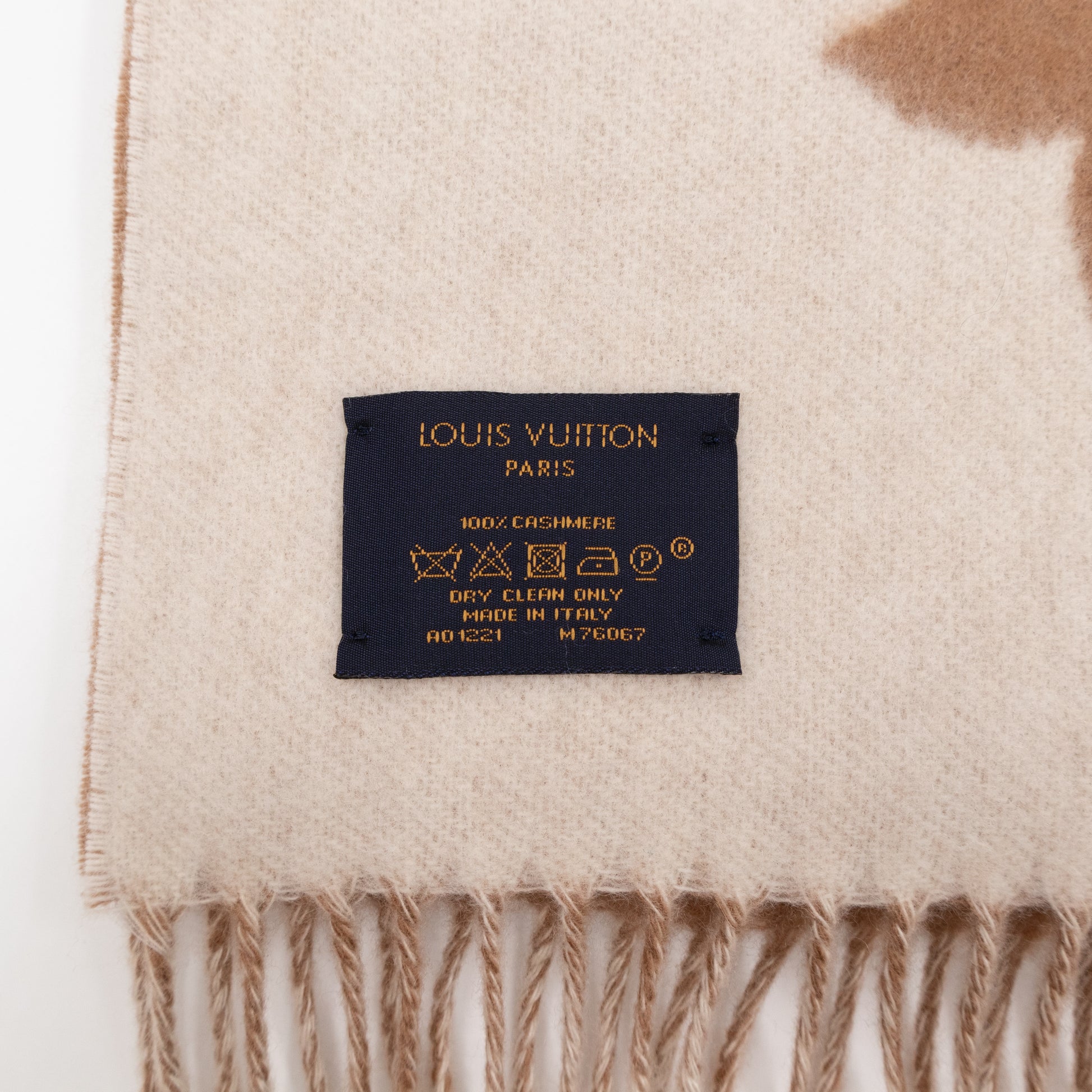 Reykjavik cashmere scarf Louis Vuitton Camel in Cashmere - 36423469