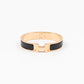 Clic H Bracelet PM Black Rose Gold