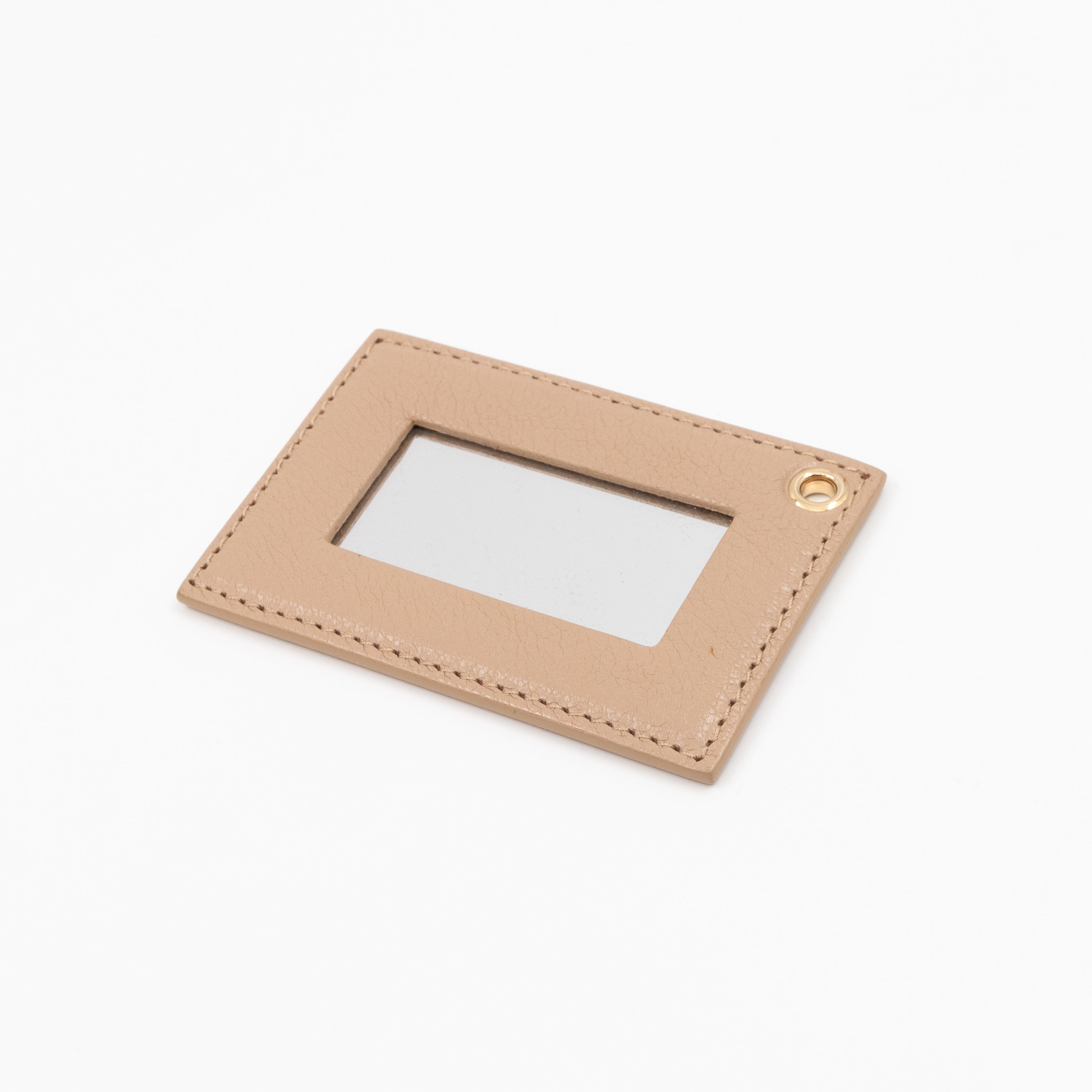 Classic City S Metallic Edge Beige Leather