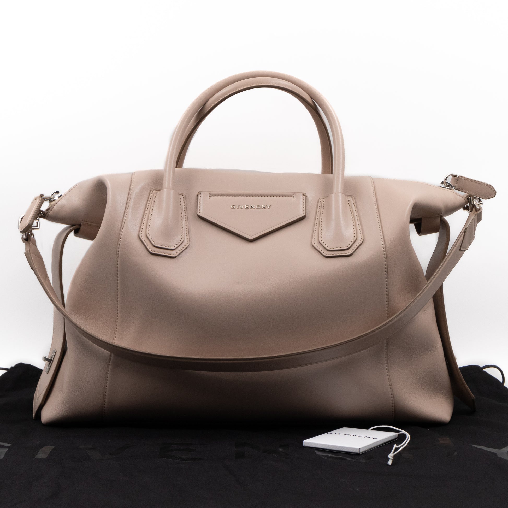 Givenchy Medium Antigona Soft Bag in Beige