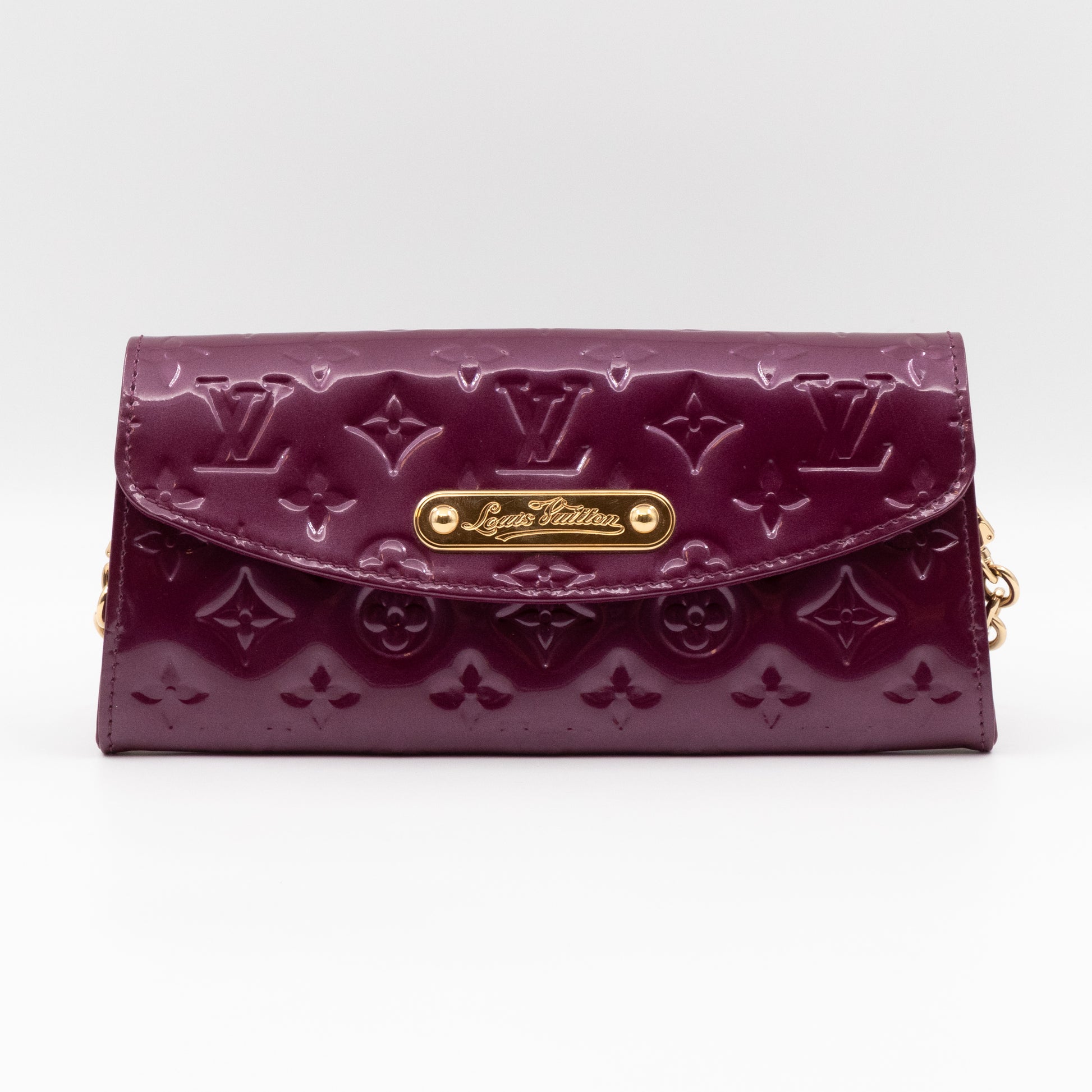 Louis Vuitton Purple Vernis Sunset Boulevard Leather Patent