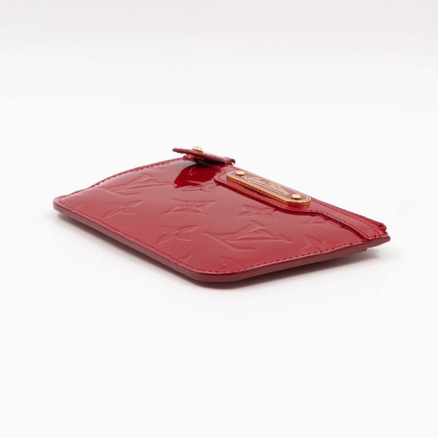 Key Pouch Vernis Red