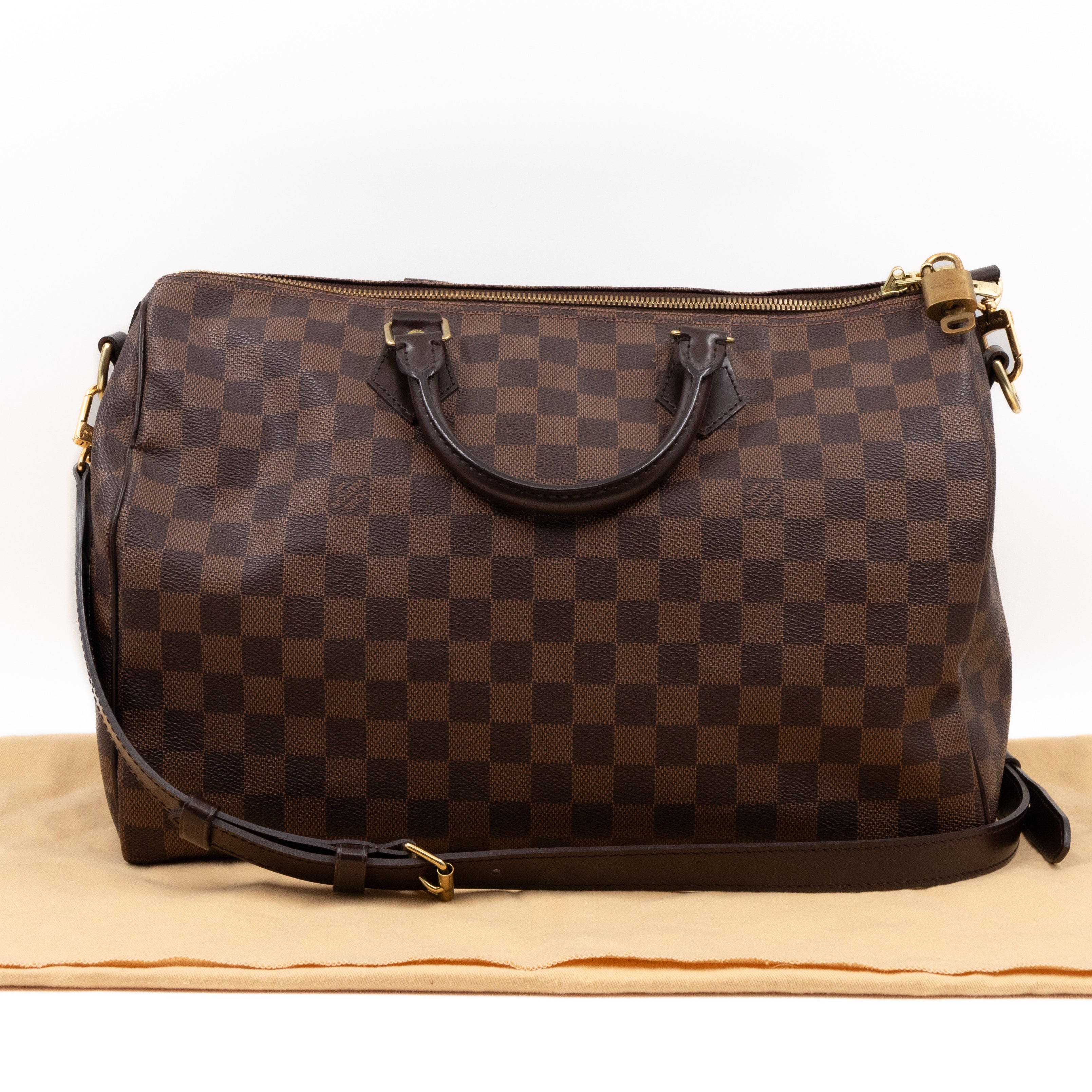 Speedy 35 Bandouliere Damier Ebene