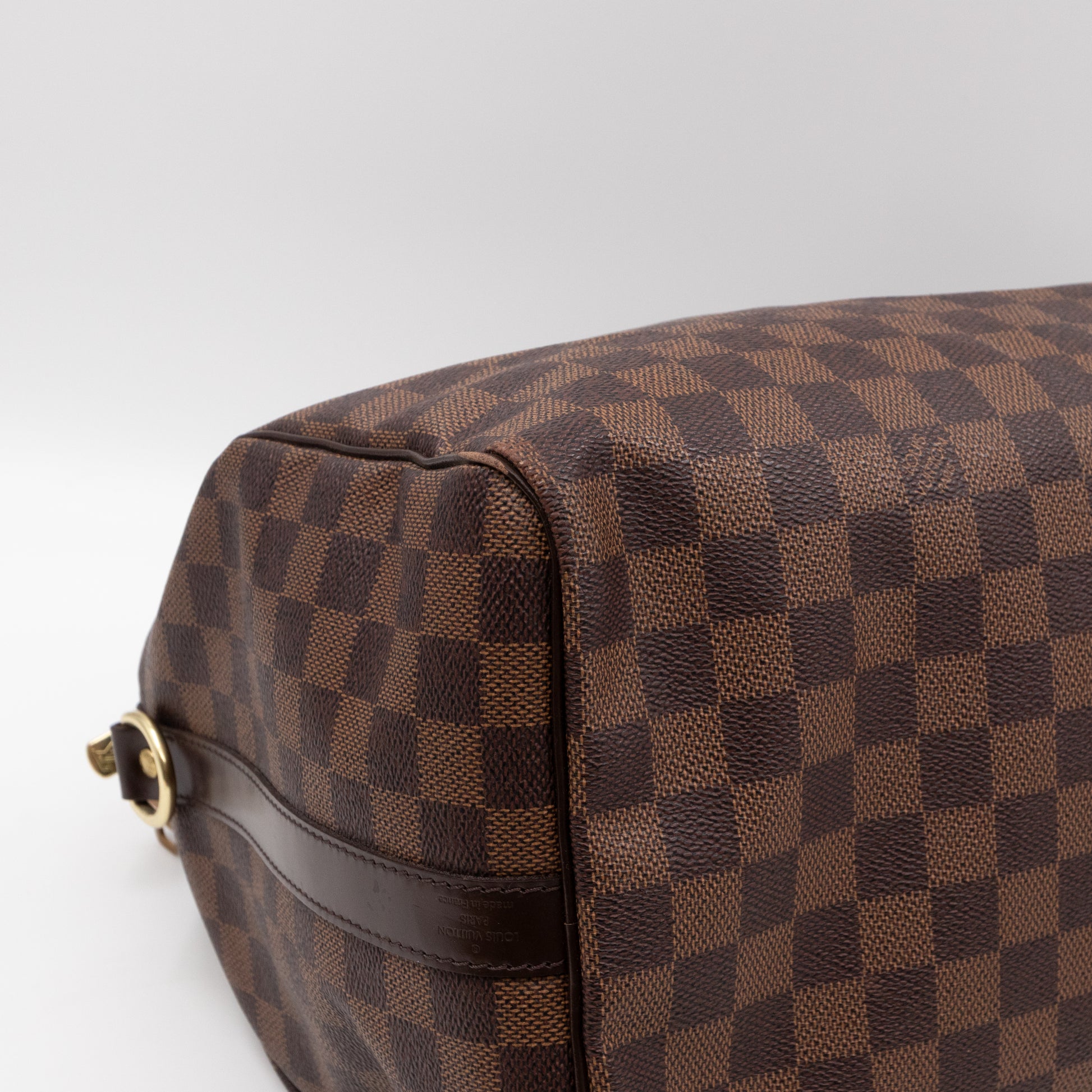 Louis Vuitton Damier Ebene Speedy Bandouliere 35 with Strap 112lv21 For  Sale at 1stDibs