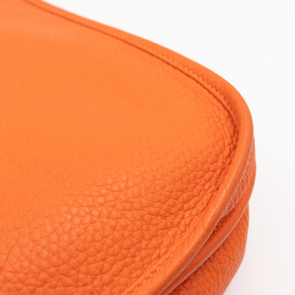 Evelyne III 29 Orange Leather Palladium