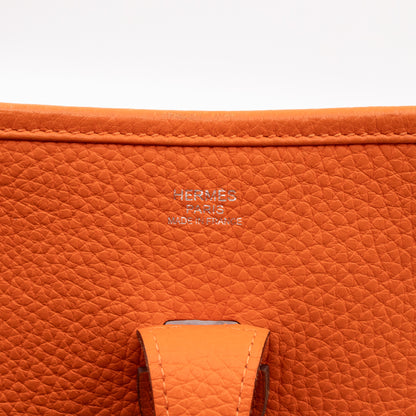 Evelyne III 29 Orange Leather Palladium