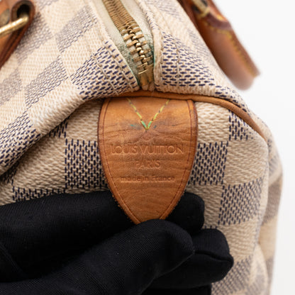 Speedy 25 Damier Azur