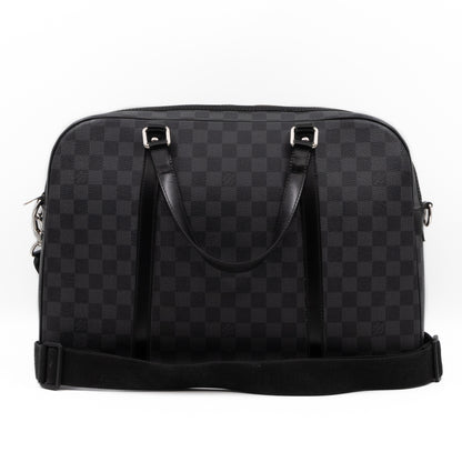 Porte Documents Voyage Damier Graphite