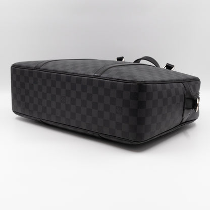 Porte Documents Voyage Damier Graphite