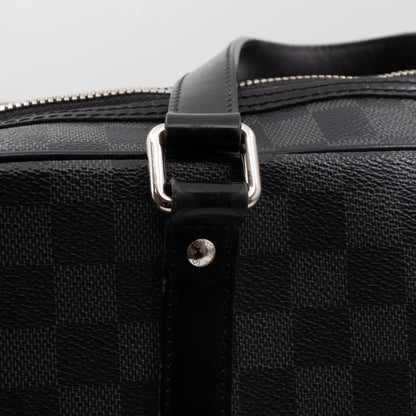 Porte Documents Voyage Damier Graphite