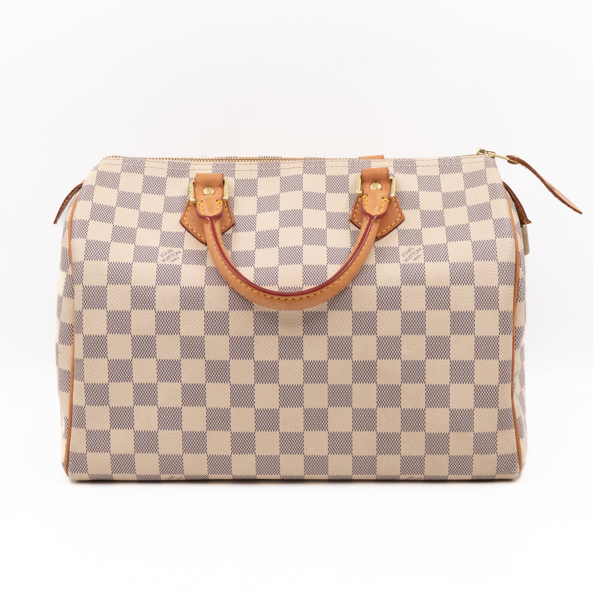 Louis Vuitton Speedy 30 Damier Azur Satchel White Bag