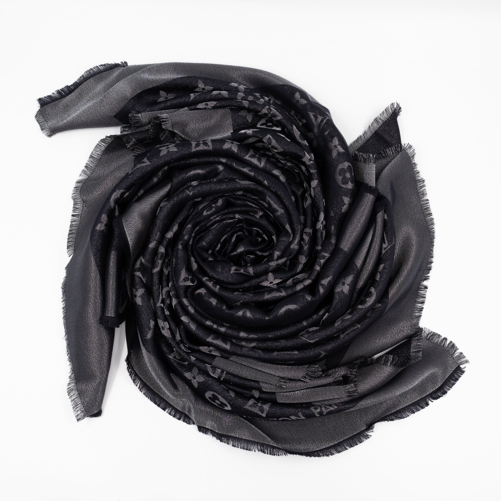 Image result for MONOGRAM SHINE SHAWL black