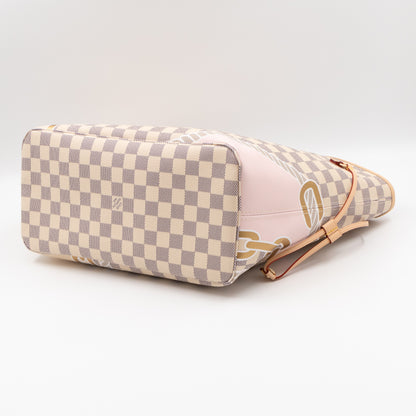 Neverfull MM Damier Azur Nautical Ropes