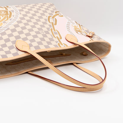 Neverfull MM Damier Azur Nautical Ropes