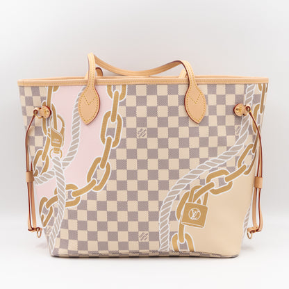 Neverfull MM Damier Azur Nautical Ropes