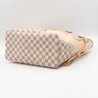 Neverfull MM Damier Azur Nautical Ropes