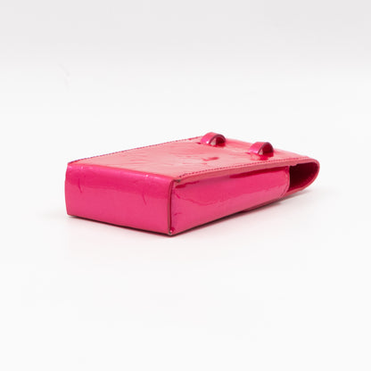 Cigarette Case Pink Vernis Leather